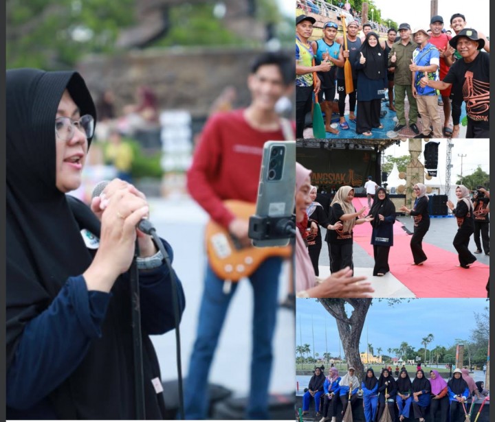 Kemeriahan Julang Budaya Siak 2025: Atraksi Seni, Lompat Batu Nias, hingga Pacu Sampan Warnai Sore di Negeri Istana