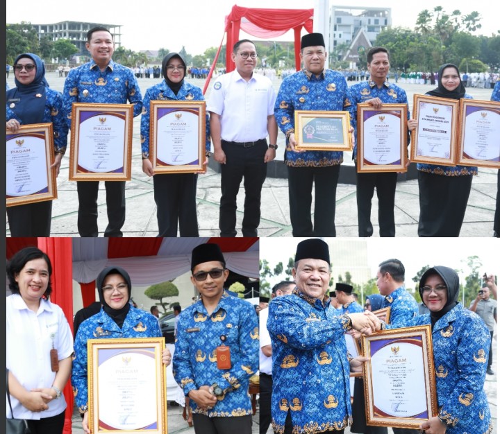 Peringatan HKN 2025, Pemkab Siak Raih Penghargaan UHC dari Pemprov Riau