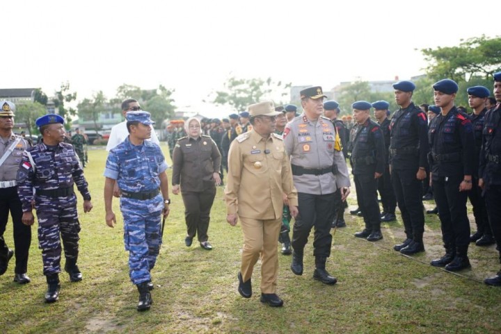 Apel Gelar Pasukan Operasi Lilin Lancang Kuning 2024