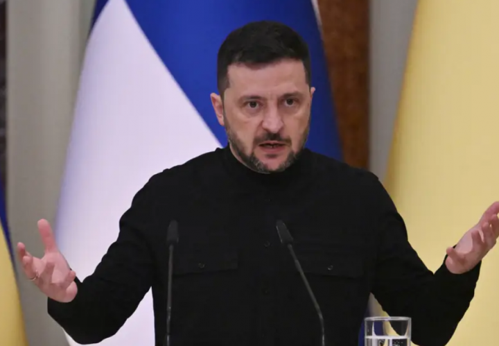 Presiden Ukraina Volodymyr Zelensky/ AFP