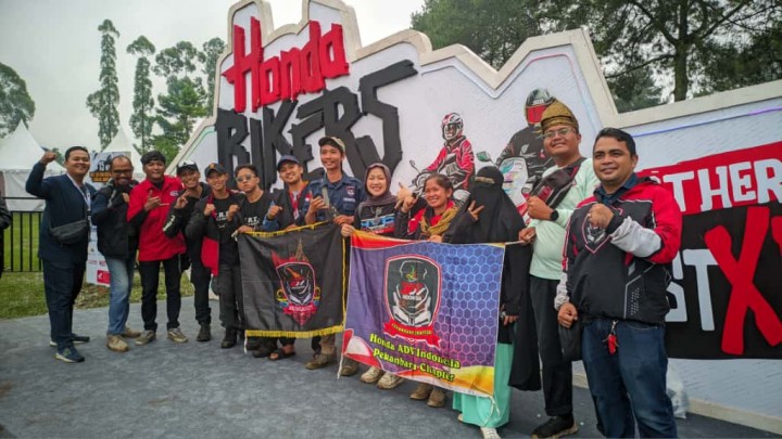 HOBIKU Tempuh Touring 1548 km, Meriahkan HBD Nasional di Garut