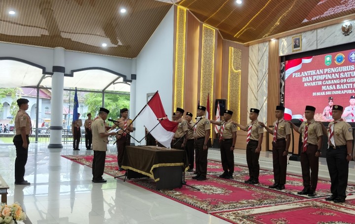 Pengurus Mabicab dan Saka Bahari Kwarcab 09 Siak Resmi Dilantik, Wabup: Tidak Ada yang Mustahil Jika Diniatkan