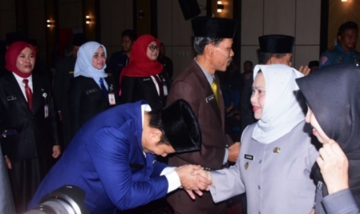 Lantik 31 PPTP, Begini Arahan Bupati Kasmarni kepada Kepala Perangkat Daerah
