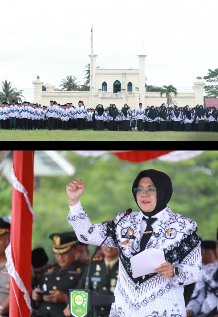 HUT PGRI ke-80, Puluhan Guru Siak Diapresiasi Pemkab: Bupati Afni Sampaikan Pesan Mengharukan