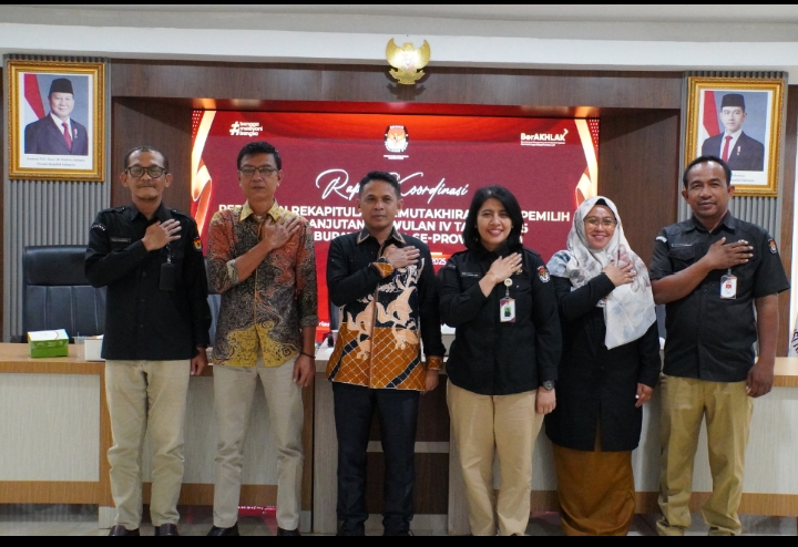 KPU Riau Gelar Rakor Persiapan Pleno Rekapitulasi PDPB Triwulan IV 2025 