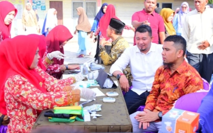 HUT PPNI Gelar Baksos ke Masyarakat di Desa Damai Bengkalis