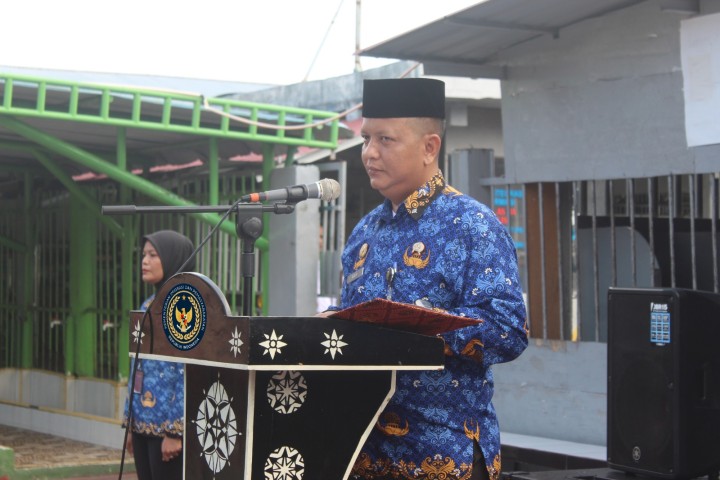 Penguatan Pengabdian Lapas IIA Bengkalis Upacara HUT ke 54 Korpri 