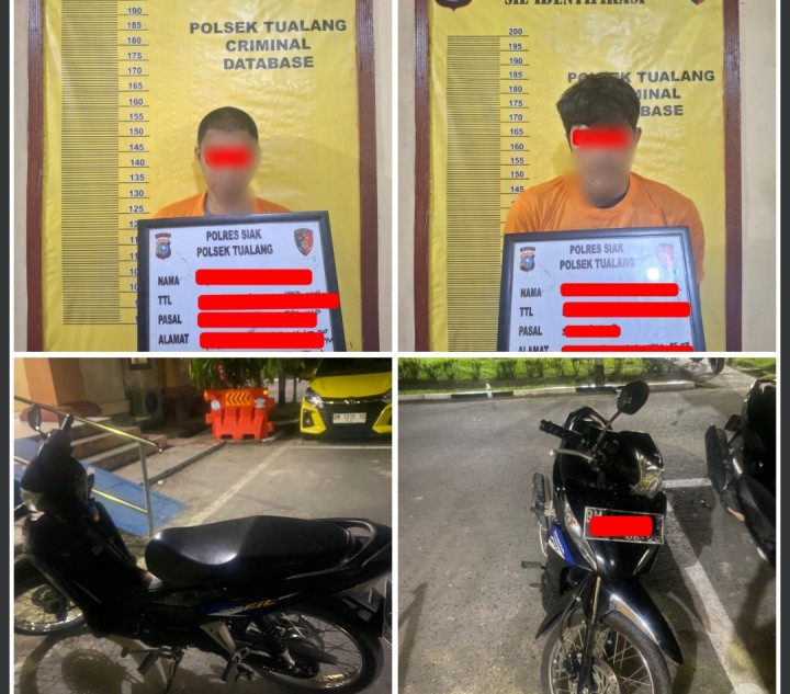 Curanmor di Tualang Terungkap! Pelaku Ngaku Sudah Empat Kali Beraksi, Motor Dijual ke Dayun
