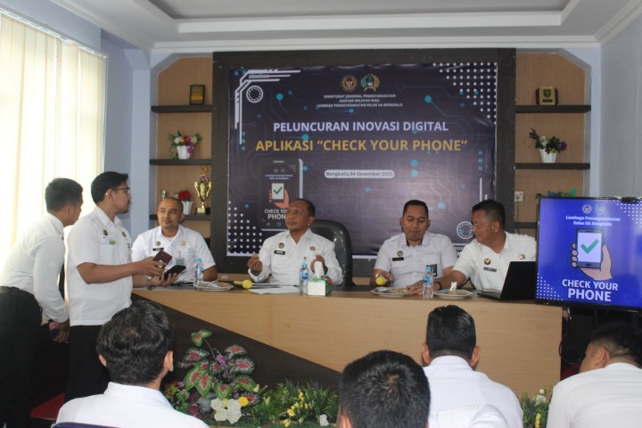 Lapas Bengkalis Luncurkan Aplikasi Check Your Phone Demi Perkuat Pengamanan dan Cegah HP Ilegal