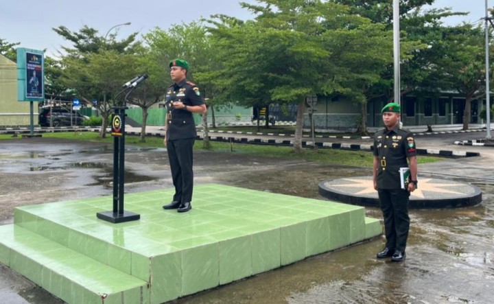 Dandim 0303/Bengkalis Pimpin Upacara Hari Juang TNI AD ke 80
