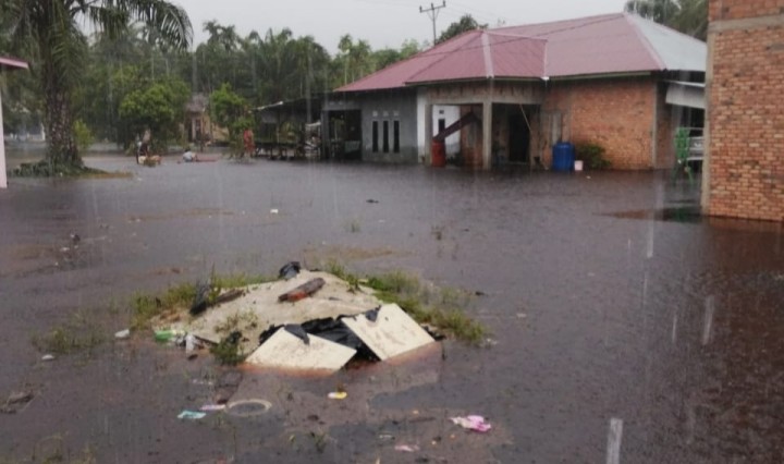 Curah Hujan Tinggi, 41 Rumah di Desa Muntai Terdampak Banjir