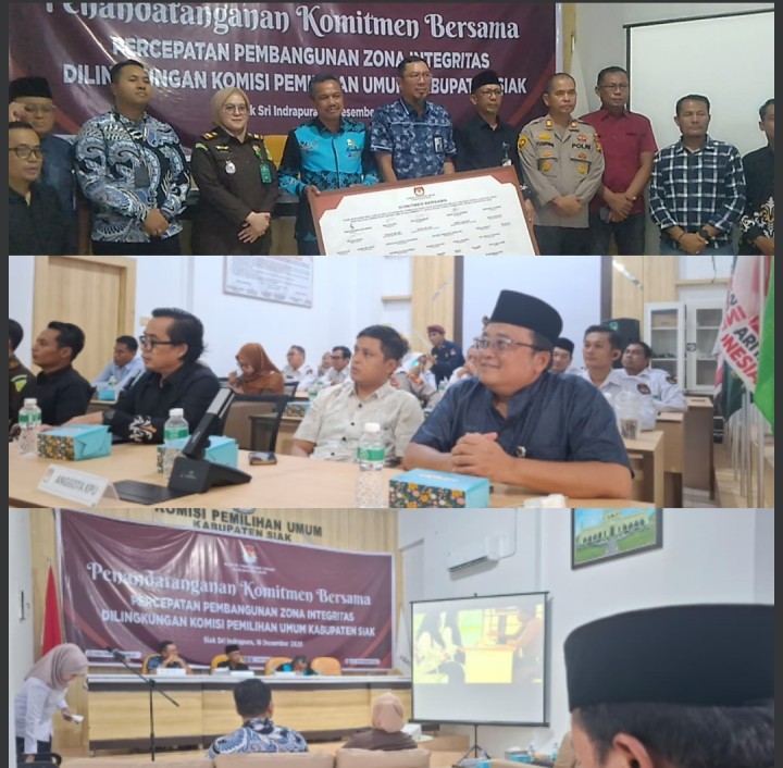 KPU Siak Percepat Zona Integritas WBK–WBBM, Tegaskan Komitmen Pemilu Bersih dan Pelayanan Prima