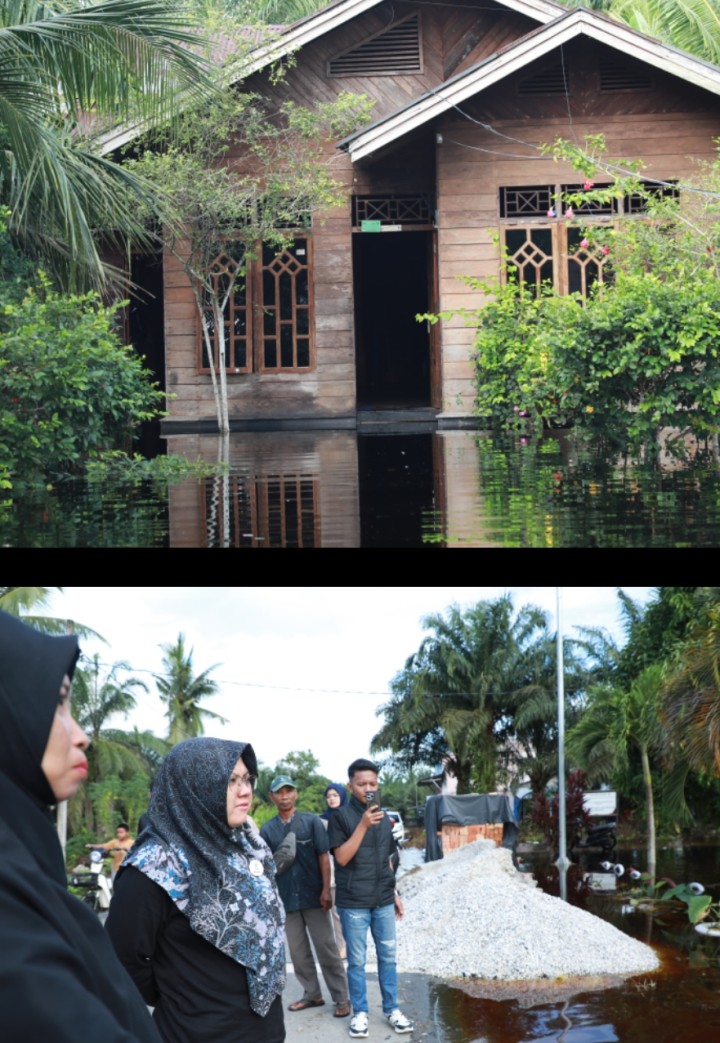 Bupati Afni Turun ke Lokasi Banjir Mengkapan, Siapkan Solusi Permanen untuk Warga