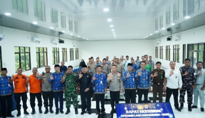 Rakor Lintas Sektoral Kesiapan Pengamanan Nataru di Bengkalis