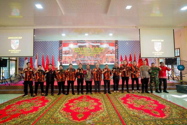 Rakercab PP, Bupati Bengkalis Tekankan Peran Strategis Ormas Demi Pembangunan Daerah