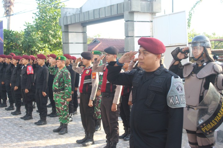 Lapas Kelas IIA Bengkalis Gelar Apel Siaga Pengamanan Nataru