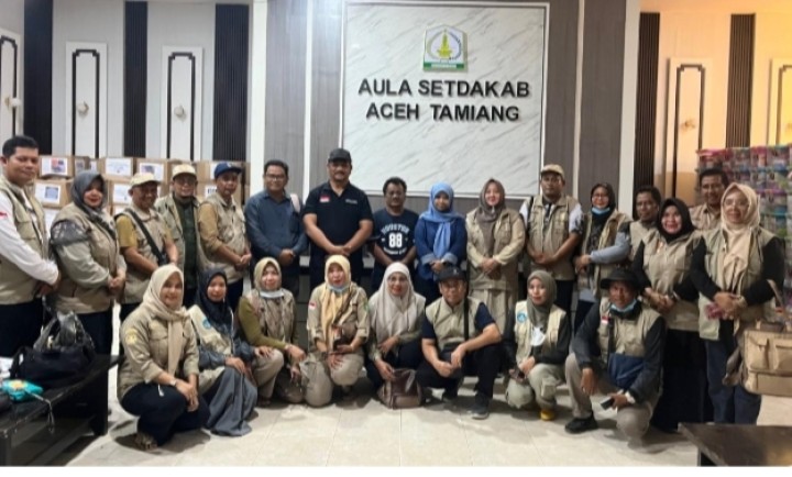   PGRI Kabupaten Bengkalis Salurkan Batuan Korban Bencana di Aceh Tamiang
