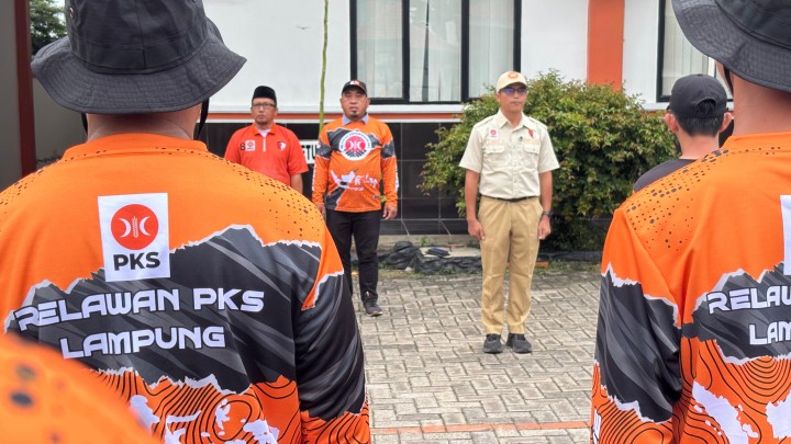 PKS Lampung terjunkan relawan kemanusiaan di Sumatera Utara. Sumber: Media Otentik