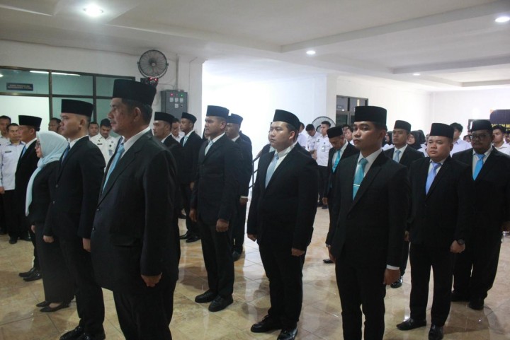 Ditjenpas Riau Lantik 19 Pejabat Termasuk Lapas IIA Bengkalis