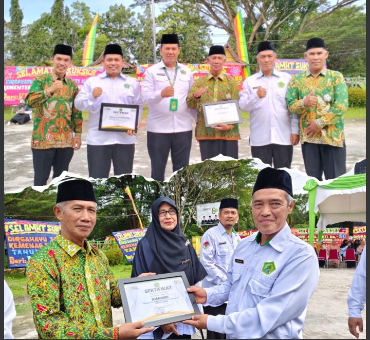 Berdedikasi dan Setia Mengabdi Sejak 1978, Djamhuri Terima Penghargaan Guru MDTUla Inspiratif pada HAB Kemenag RI ke-80