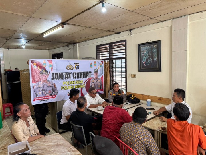 Dengar Langsung Keluhan Warga, Polsek Minas Gelar Jumat Curhat