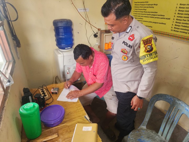 Respons Cepat Polsek Tualang, Sepeda Motor Warga yang Hilang Kembali ke Pemilik