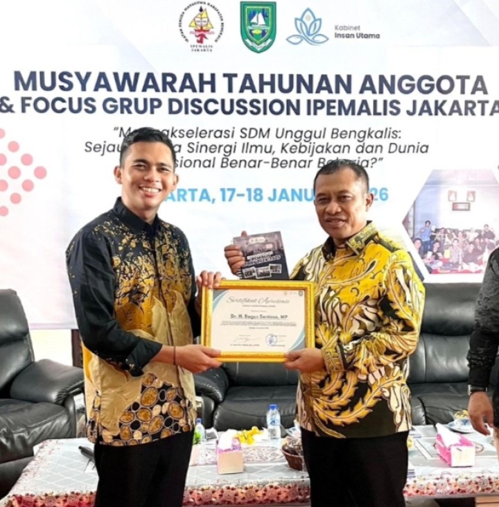 Wakil Bupati Bengkalis Hadiri FGD Peningkatan SDM Ditaja IPEMALIS Jakarta