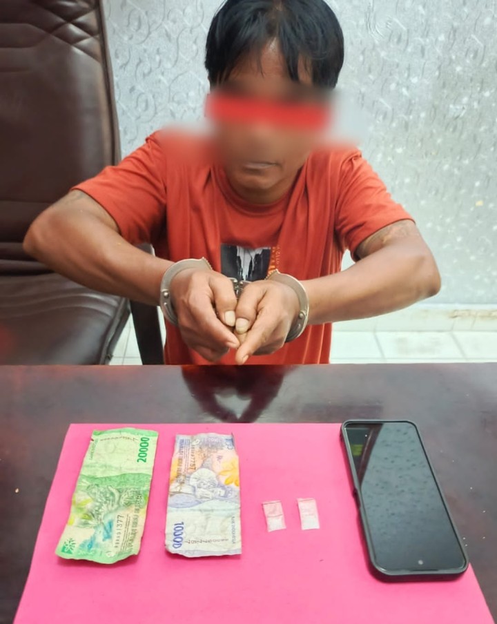 Upaya Hilangkan Barang Bukti Sia-sia, Bandar Sabu Dibekuk Polisi