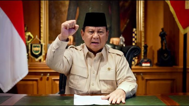 Presiden Prabowo Subianto. Sumber: Internet