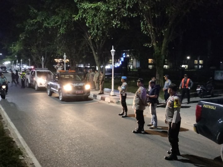 Antisipasi Kejahatan Jalanan, 21 Personel Gabungan Turun Patroli di Tualang