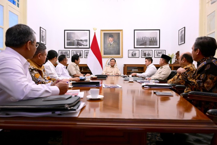 Lagi, Prabowo Kumpulkan Menteri di Hambalang