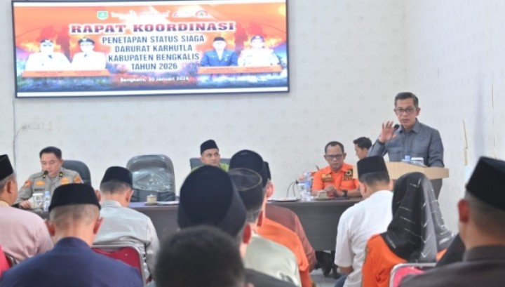 Pemkab Bengkalis Tetapkan Status Siaga Darurat Karhutla 2026