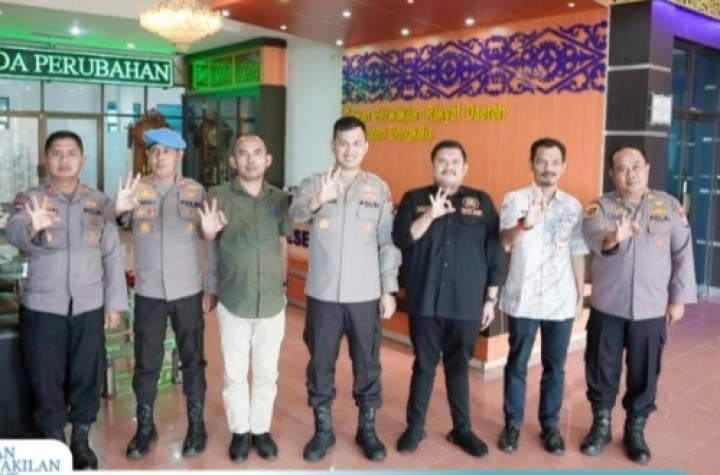 Sinergitas Soal Pemberantasan Narkoba, Ketua DPRD Sambut Silaturahim Kapolres Bengkalis