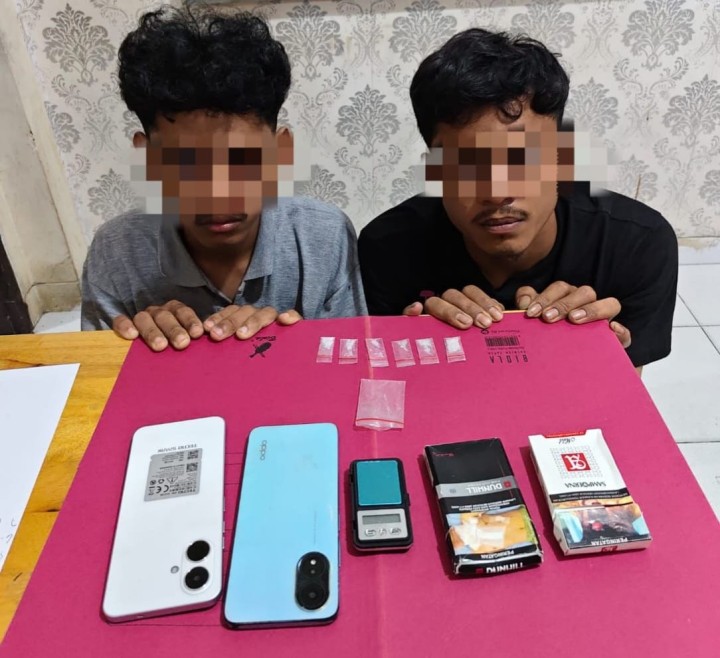 Satresnarkoba Polres Siak Bongkar Peredaran Shabu 1,22 Gram di Kandis, Dua Bandar Diamankan