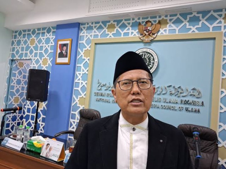 Ketua Badan Pengurus Dewan Syariah Nasional Majelis Ulama Indonesia (DSN–MUI), KH. Cholil Nafis. Sumber: MUI
