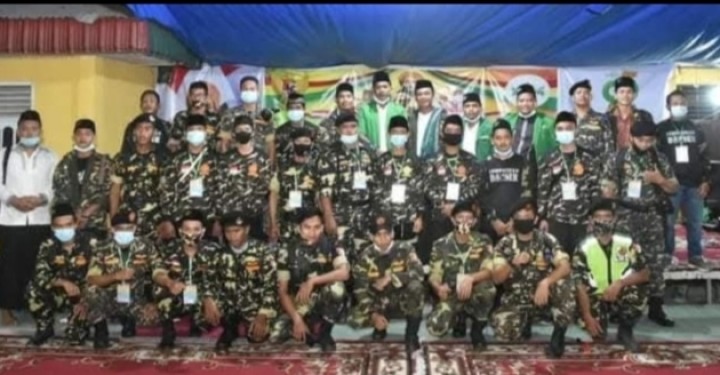 Banser DPC Kabupaten Bengkalis Mendukung Polri Agar Tetap Dibawah Presiden 