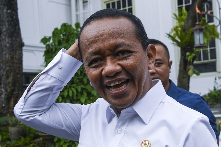 Menteri Energi dan Sumber Daya Mineral sekaligus Ketua Umum Partai Golkar, Bahlil Lahadalia. Sumber: kompas.com