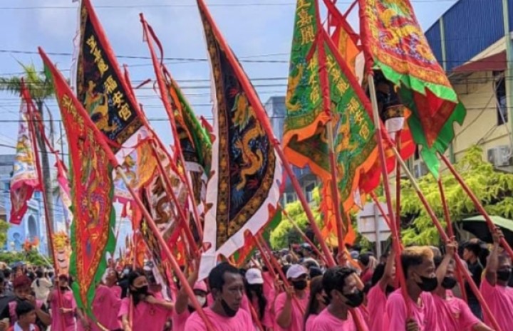 Ribuan Warga Bengkalis Antusias Saksikan Pawai Penyemahan Saat Rayakan Chue Lak Imlek 2577
