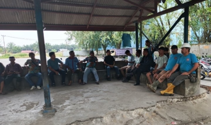 Polres Bengkalis Gelar Silaturahmi Dua Kubu PUK F.SPTI-K.SPSI PT PAA, Antisipasi Gangguan Kamtibmas