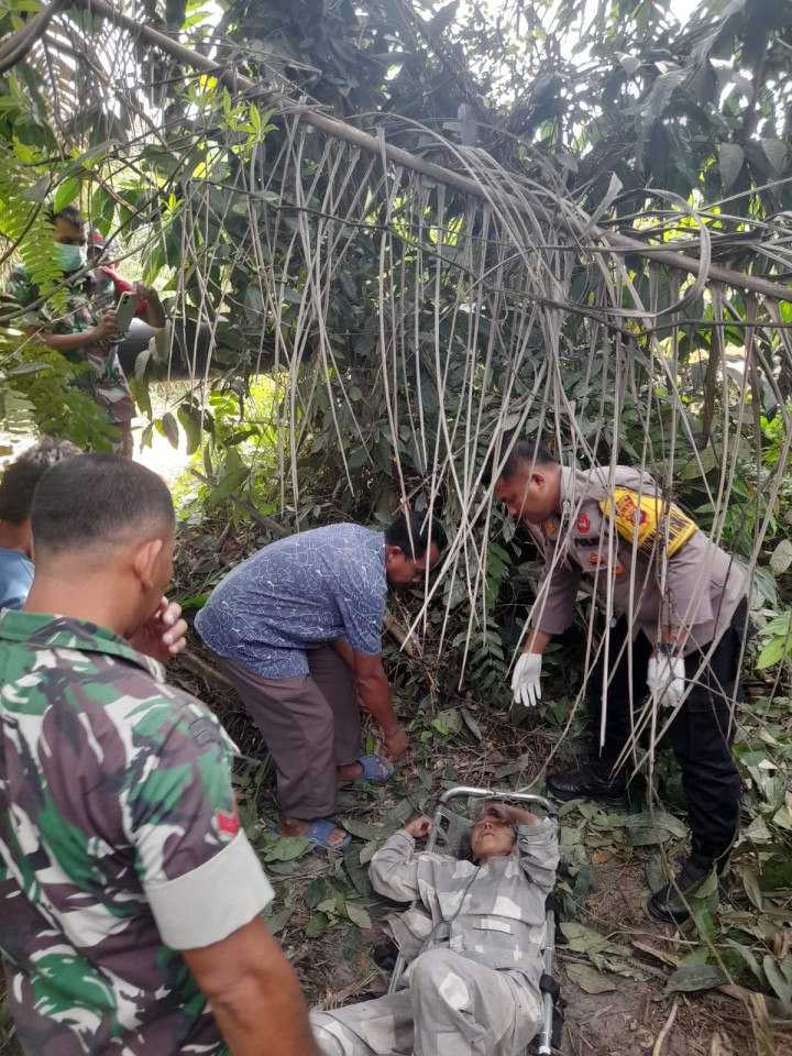 Sempat Hilang Sepekan, Perempuan 60 Tahun Ditemukan Lemas di Parit Gajah