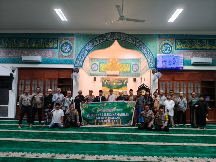 Subuh Keliling Jadi Wadah Dialog, Kapolsek Tualang Serap Aspirasi Warga