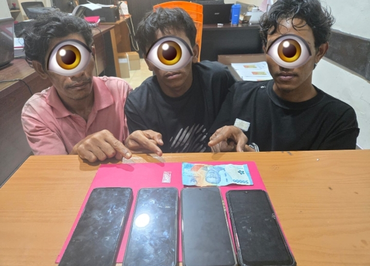 Polsek Bukit Batu Berhasil Amankan Tiga Terduga Pelaku Narkotika