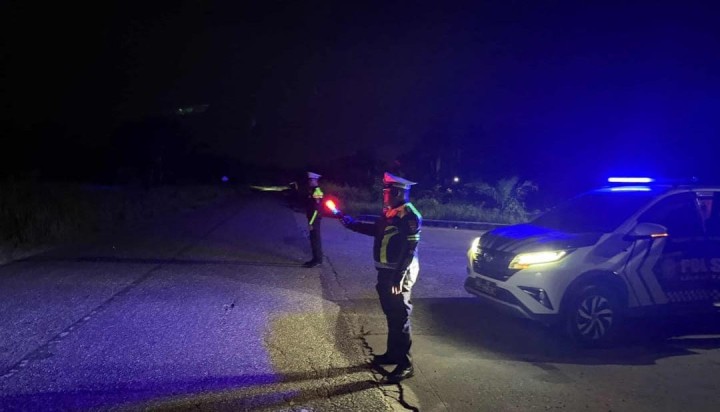 Blue Light Patrol Polres Siak, Jaga Ramadhan Tetap Aman dan Tertib
