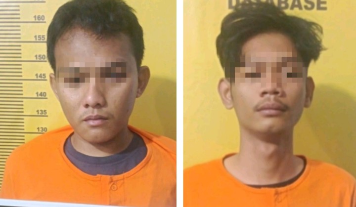Dua Pemuda Diduga Pengguna dan Pengedar Sabu serta Ganja Diamankan Polsek Mandau
