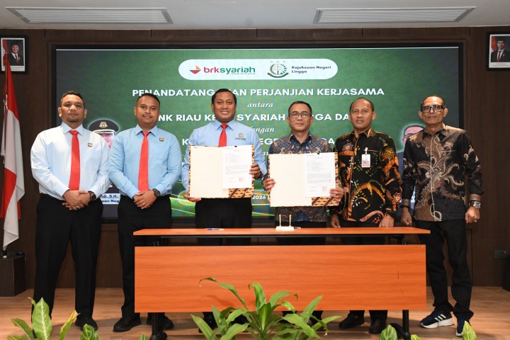 Kerja Sama BRK Syariah dengan Kejaksaan Negeri (Kejari) Lingga 
