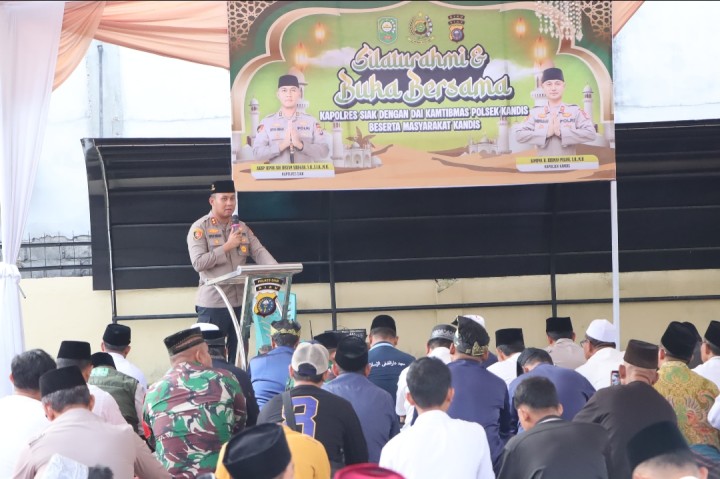 Kapolres Siak Ajak Da’i Kamtibmas Jaga Kondusivitas Wilayah Lewat Safari Ramadhan
