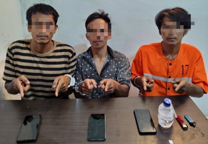 Polsek Pinggir Amankan Tiga Pelaku Penyalahgunaan Narkoba