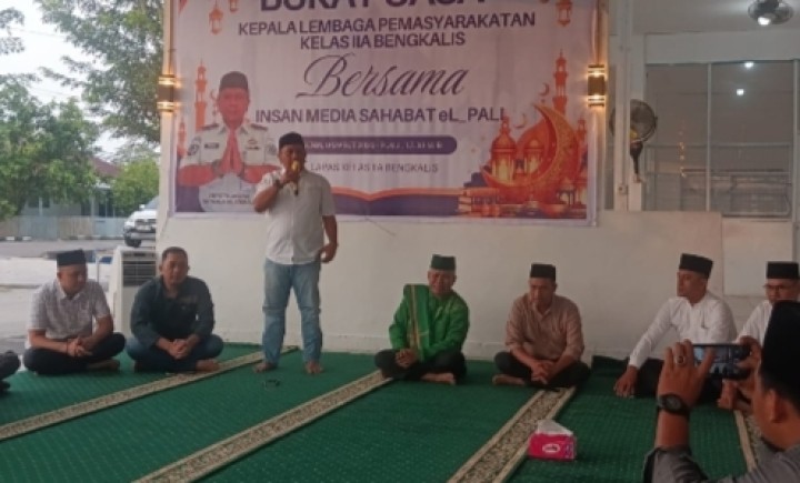 Kalapas Bengkalis Bukber Puasa Bersama Insan Pers