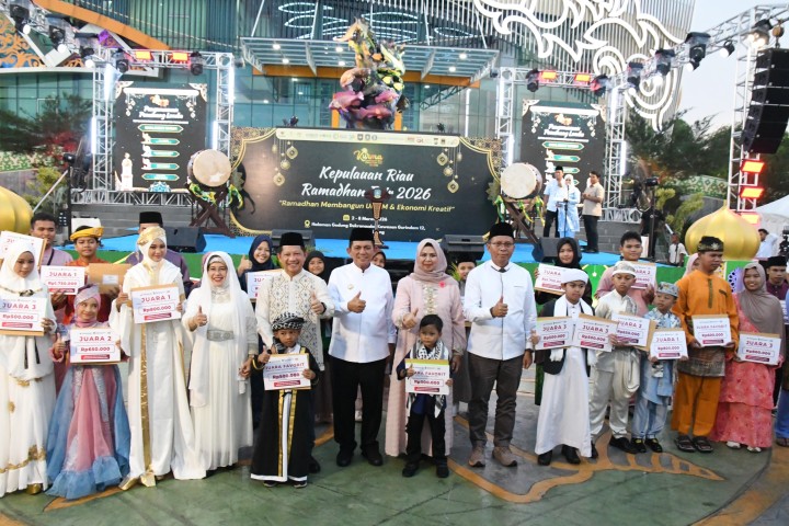 Mendagri Tito Karnavian menutup pelaksanaan Kepulauan Riau Ramadan Fair (KURMA) 2026