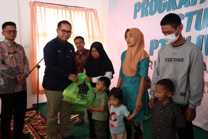 Ratusan Ibu-ibu Terbantu Program Intervensi Stunting PTPN IV di Rokan Hulu